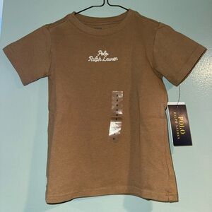 Polo by Ralph Lauren Kids Tan Short Sleeve Tee